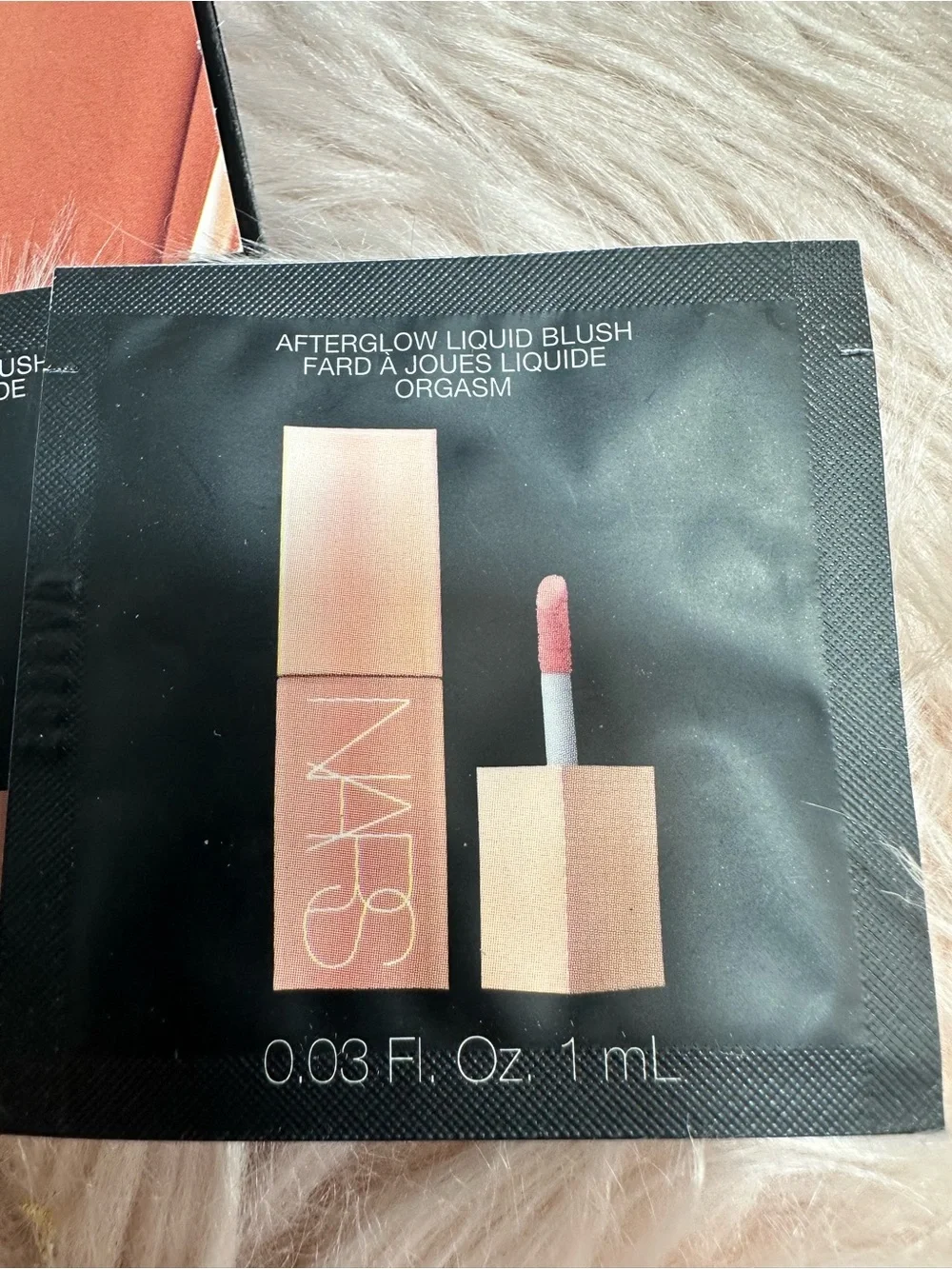 Sample: YSL vinyl cream lipstick and NARS liquid blush